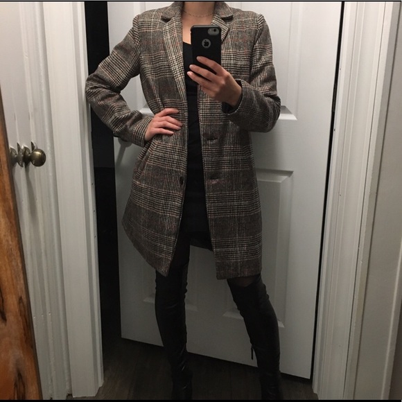 Jackets & Blazers - Plaid coat